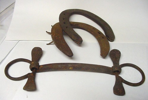 Harnais pour cheval fer forge - cheval,