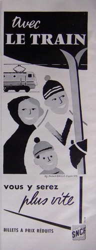 Publicité avec train sncf - avec,