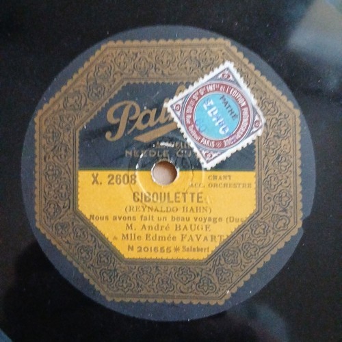 78t edmée favart baugé - 78t,