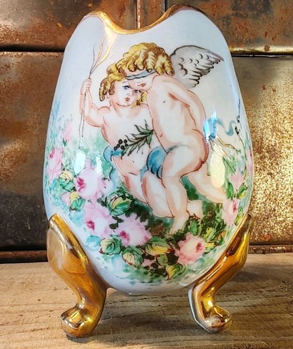 Oeuf tripode porcelaine - oeuf,