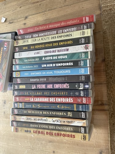 Gros lot dvd les enfoires - dvd,