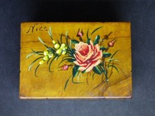 Ancienne tirelire bois à