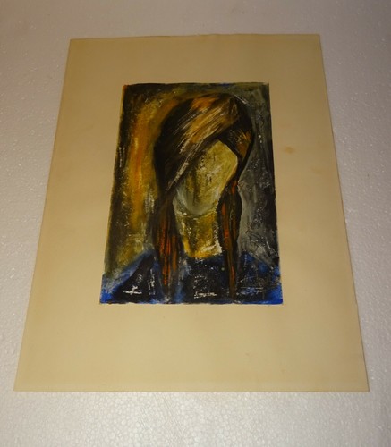 Gouache collee sur - gouache,