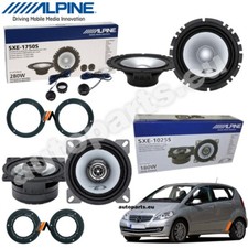 Kit 6 Enceintes Alpine Avant Arrière Pour Mercedes Classe A W169