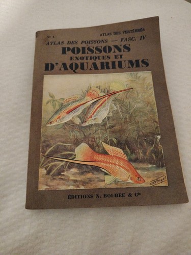 Livre ancien poissons - ancien,