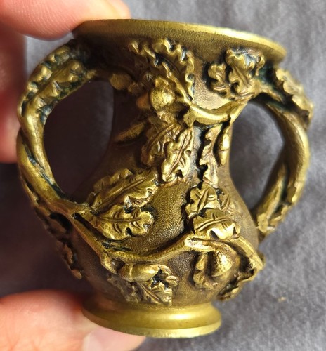 Pyrogène bronze vase - bronze,