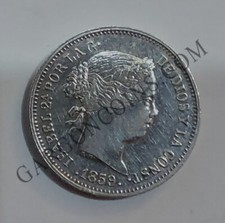 Isabel II 1 Réal De Madrid DE 1859 En EBC