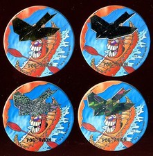 ♥ POGS POGMAN SERIE 2 - VARIANTE OR & ARGENT CHOIX - N° 85 POG AVION ♥