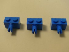 Lego 3 blue bricks, modified