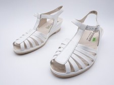 Berkemann Sandales Pour Femmes En Cuir Blanches Taille 42 EU Art. 6760-10
