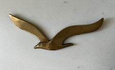 Petite Hirondelle mouette applique en laiton vintage