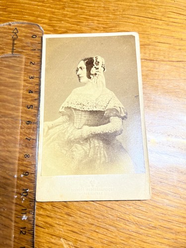 Cdv circa 1860 femme noblesse - femme,