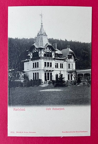 Postcard carlsbad bohemia - in,