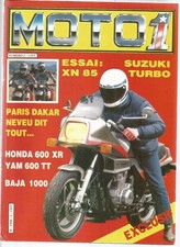 MOTO 1 N°03 DAKAR / BAJA 1000 / YAM EW 60 / KAWA 1100 GPZ / SUZ XN TUR.