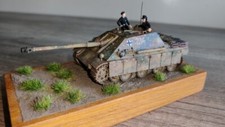Diorama JAGDPANTHER ESCI 1/72 peint et monté Painted BUILT for display