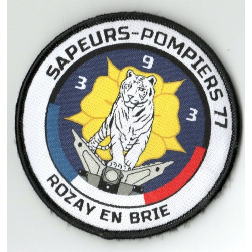 Ecussons pompiers rozay - pompiers, en