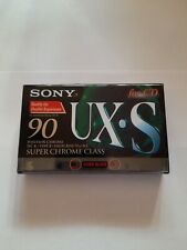 SONY UX-S 90 TYPE II ( CHROME CLASS ), Audio Cassette Neuf "NOS" NEW OLD STOCK