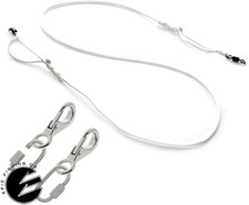 Fishing Planer Bridle Kit 500 Lbs Hollow Core, Trolling, Stainless D Rings, Quic