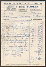 BILLOM (63) MERCERIE "Etienne