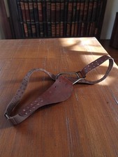 Ceinture militaire vintage en cuir marque Ancienne