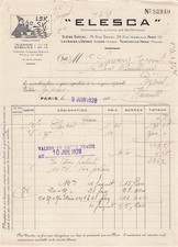 75 PARIS papeterie ELESCA 1928