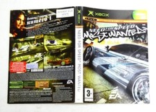 JAQUETTE ORIGINALE NEED FOR SPEED MOST WANTED JEU COSOLE XBOX MICROSOFT PAL FRA