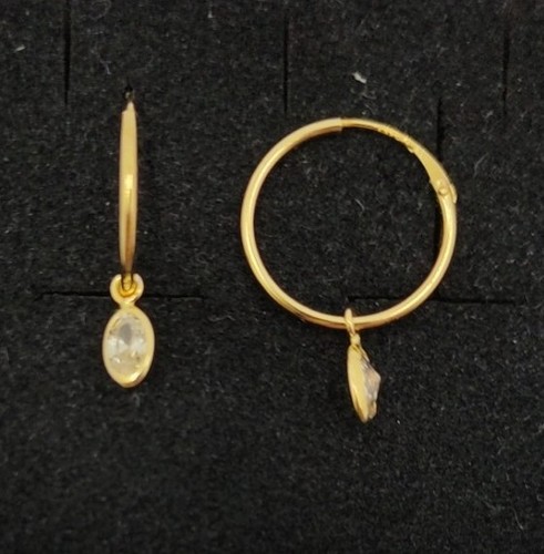 Boucles oreilles 18k 750 - boucles, d'oreilles