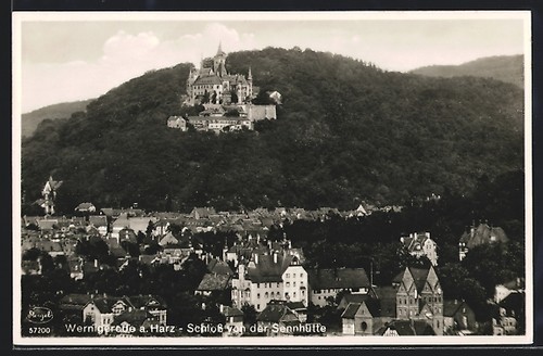 Wernigerode harz château - wernigerode, a.