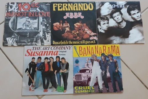 Lot disques vinyles 45 - 50,