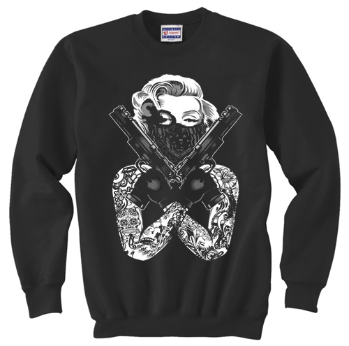 Marilyn monroe tattoo guns - marilyn,