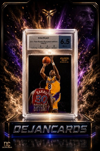 Kobe bryant 1996 fleer - kobe, 1996-97