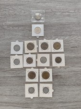 lot 14 pièces de monnaie françaises 1 Fr 2fr 50 Centimes Après 1930