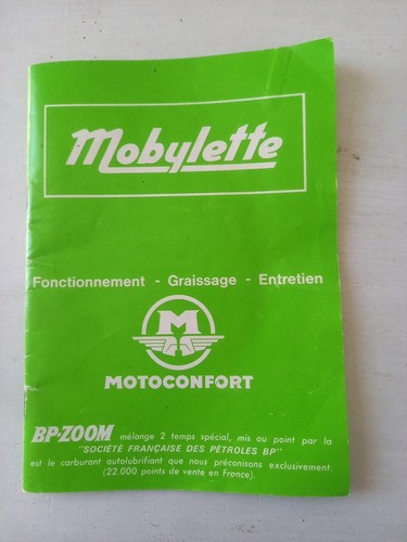 Mobylette manuel - mobylette,