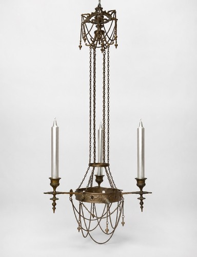 Lustre néo gothique - néo-gothique, laiton