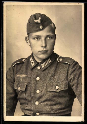 Photo carte postale soldat - photo,