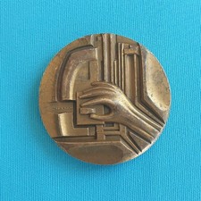 MEDAILLE EN BRONZE / 40 A EDF 1986 / 65 MM  / 238 GR