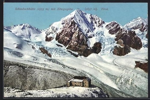 Carte postale schaubachhütte - postale,