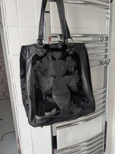 Sac à main noir grand format