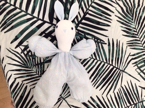 Doudou vintage lapin - lapin, moulin