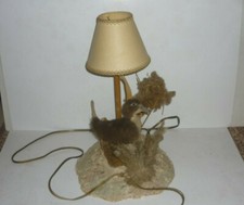 LAMPE TAXIDERMIE PETIT CANARD