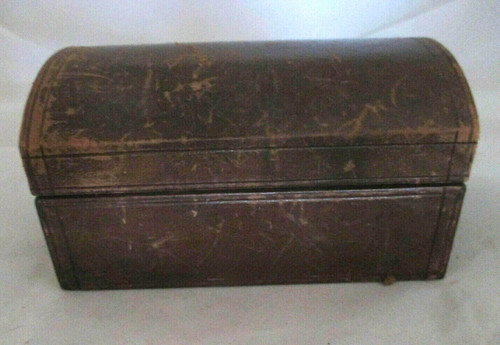 Ancien coffret bijoux bois - coffret, á
