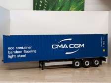 Remorque CMA CGM bleu 2024