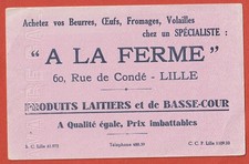 BUVARD - A LA FERME - LILLE -