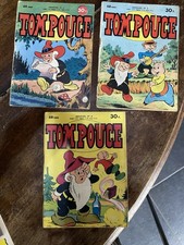Lot Bd TOM POUCE n° 1-2-4 EO Éditions Mondiales Del Duca Marten Toonder 1958-59