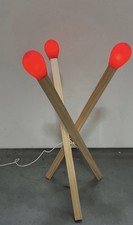 Ikea Strala Lampadaire Led Allumettes En Bois