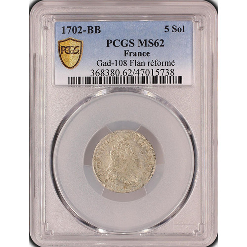 Pièce monnaie gradée pcsg - monnaie,