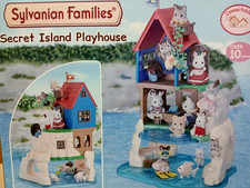 Sylvanian Families -5229 Maison De Jeu Secret - Île (Boîte Endommagée)