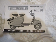 Lambretta publicité d'époque:  scooter ancien  vespa rumy terrot peugeot