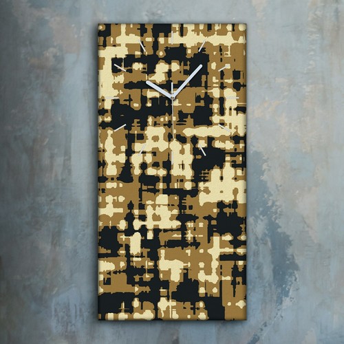 Horloge murale sur toile 30x60