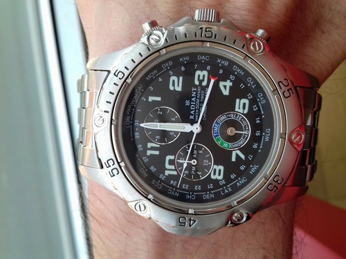 Montre chronographe alarme - chronographe,